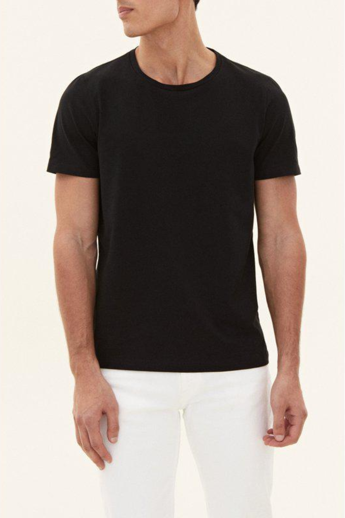 Kyran Cotton Stretch Slim Fit T-Shirt Black