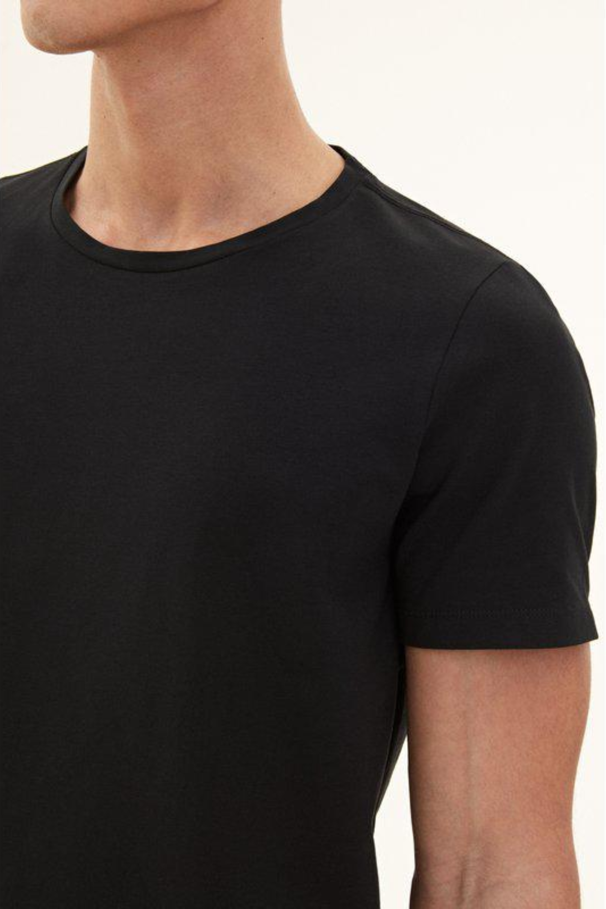 Kyran Cotton Stretch Slim Fit T-Shirt Black