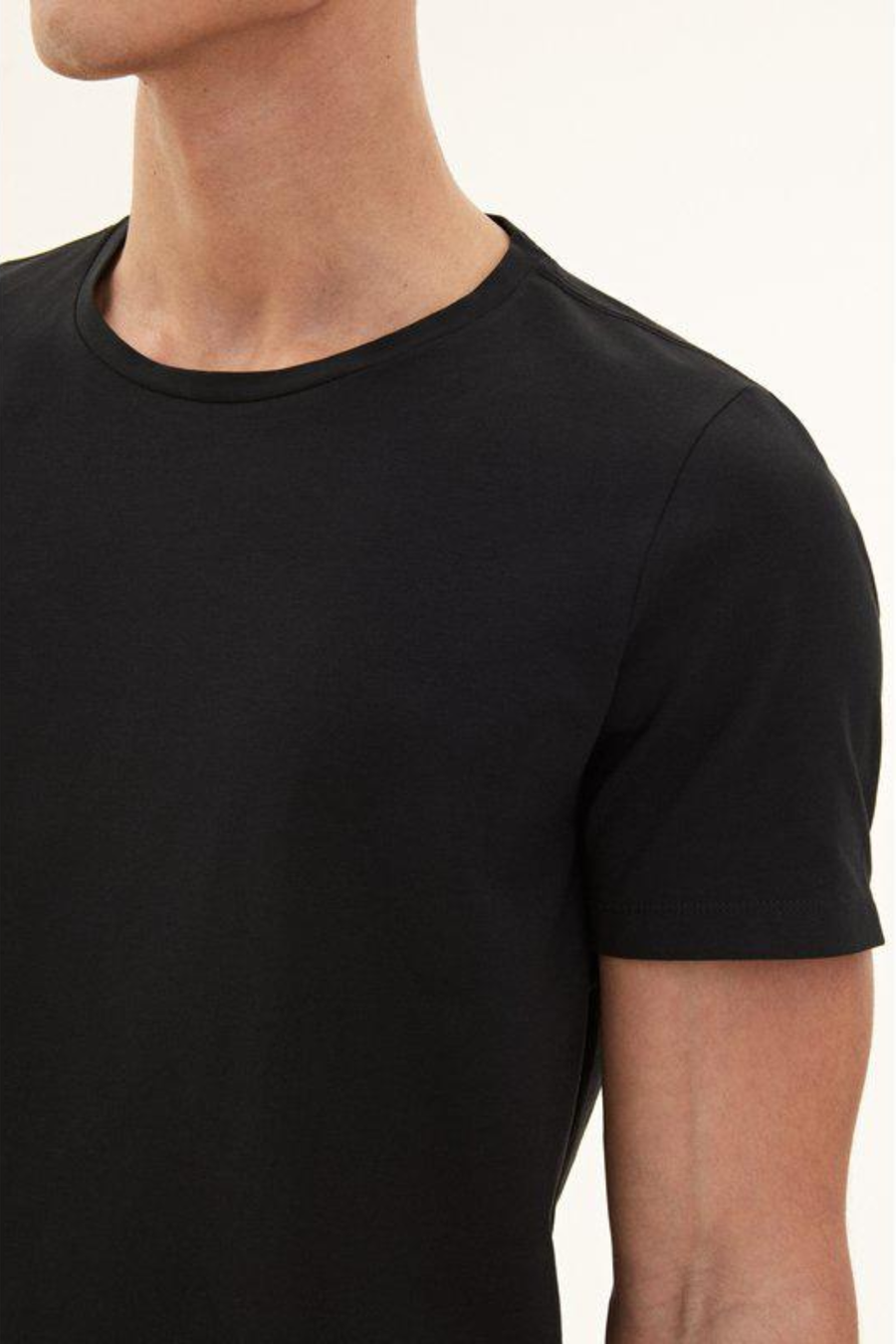 Kyran Cotton Stretch Slim Fit T-Shirt Black