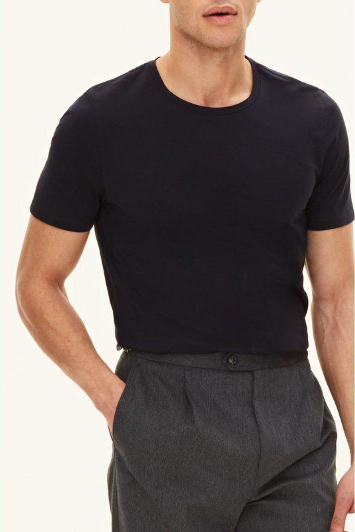 Kyran Cotton Stretch Slim Fit T-Shirt Blue