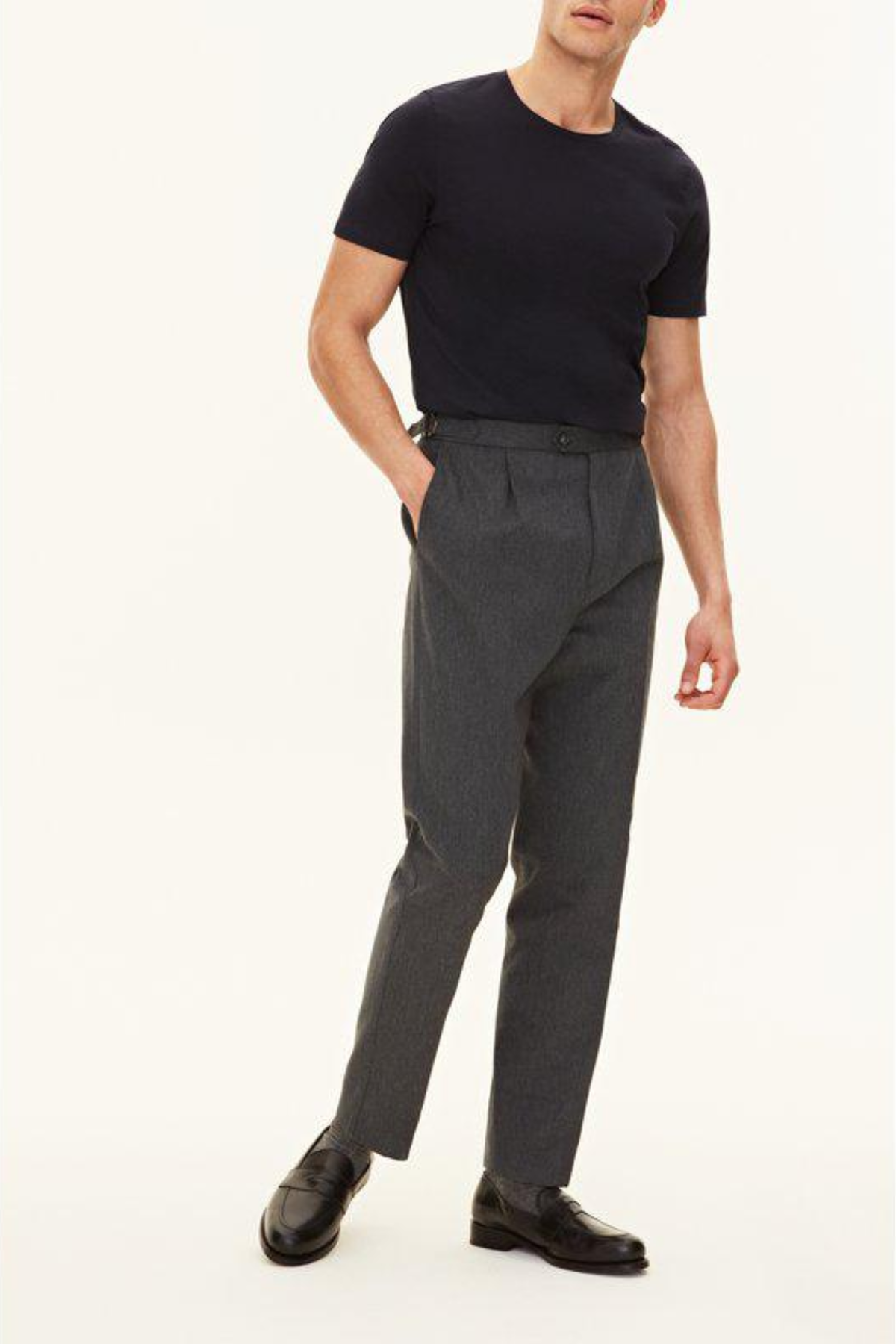 Kyran Cotton Stretch Slim Fit T-Shirt Blue
