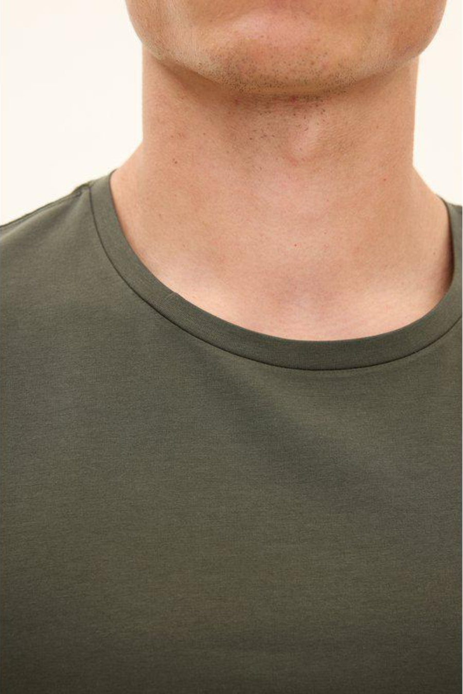 Kyran Cotton Stretch Slim Fit T-Shirt Green Cervo