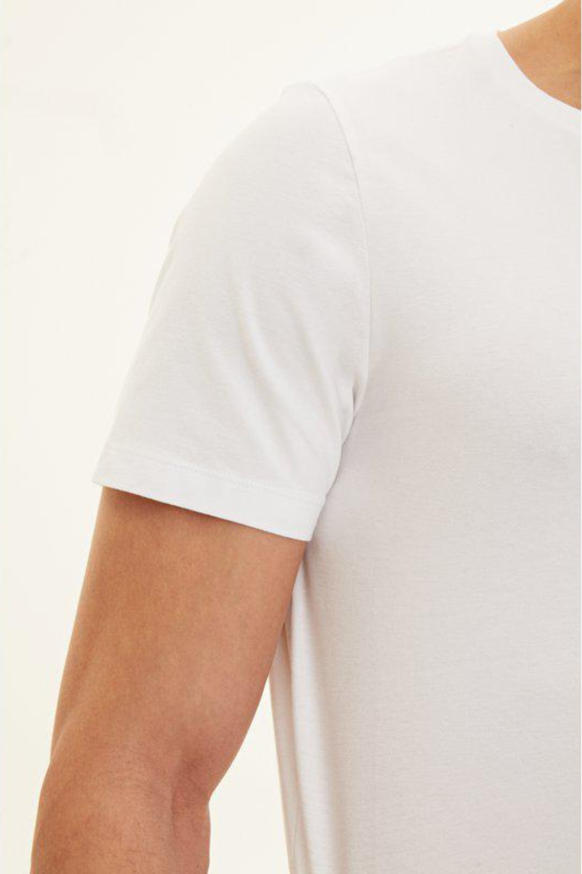 Kyran Cotton Stretch Slim Fit T-Shirt White