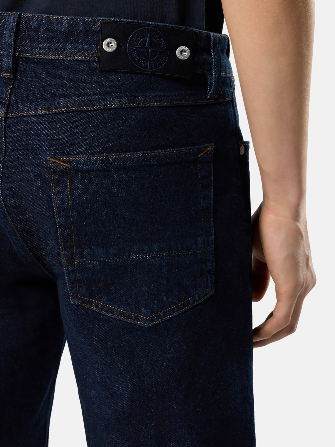 Stone Island J100007 Slim Jeans Rinsed - Detail A
