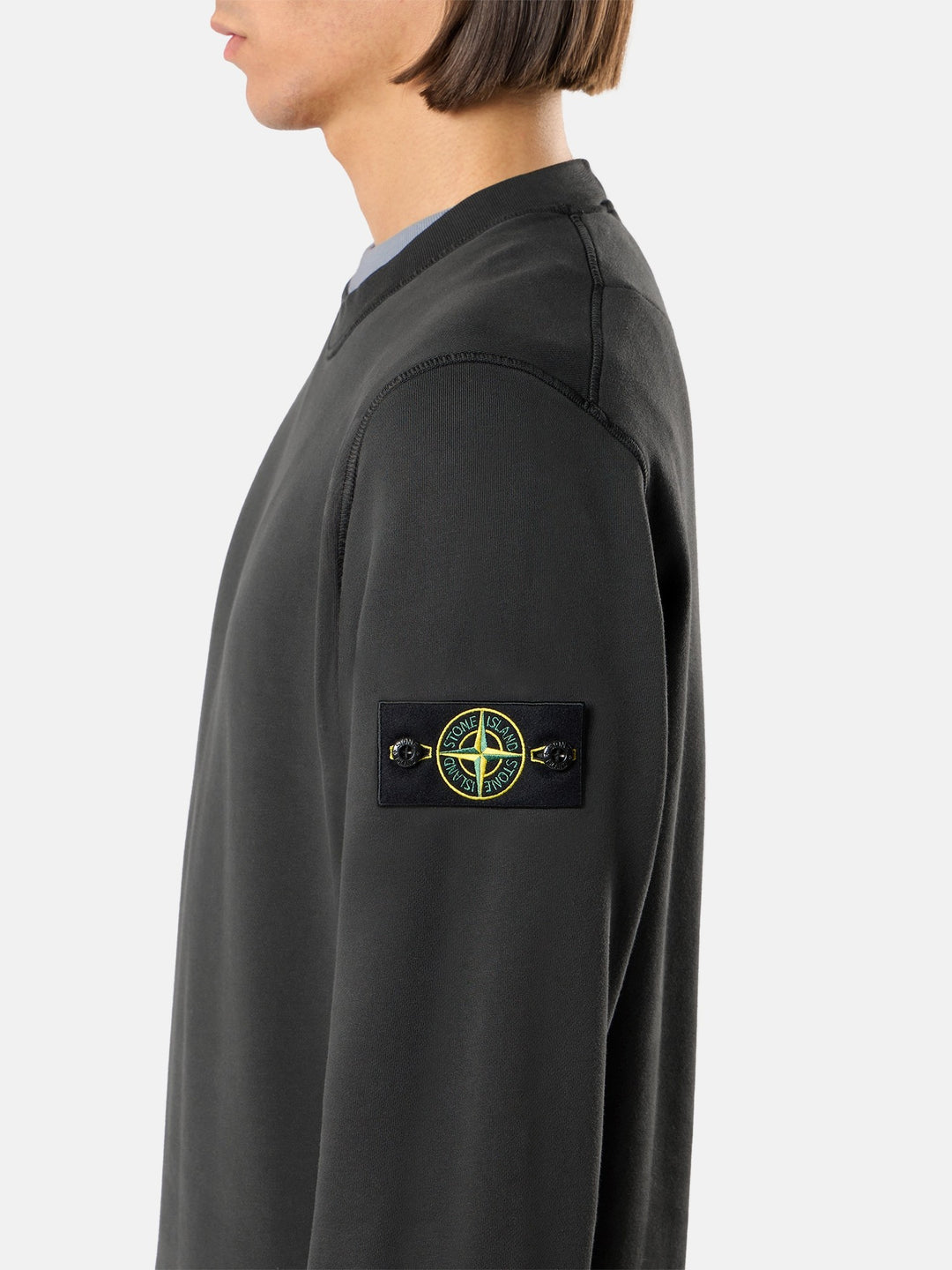 Stone Island 6100060 Fleece Lead Grey - Detail A