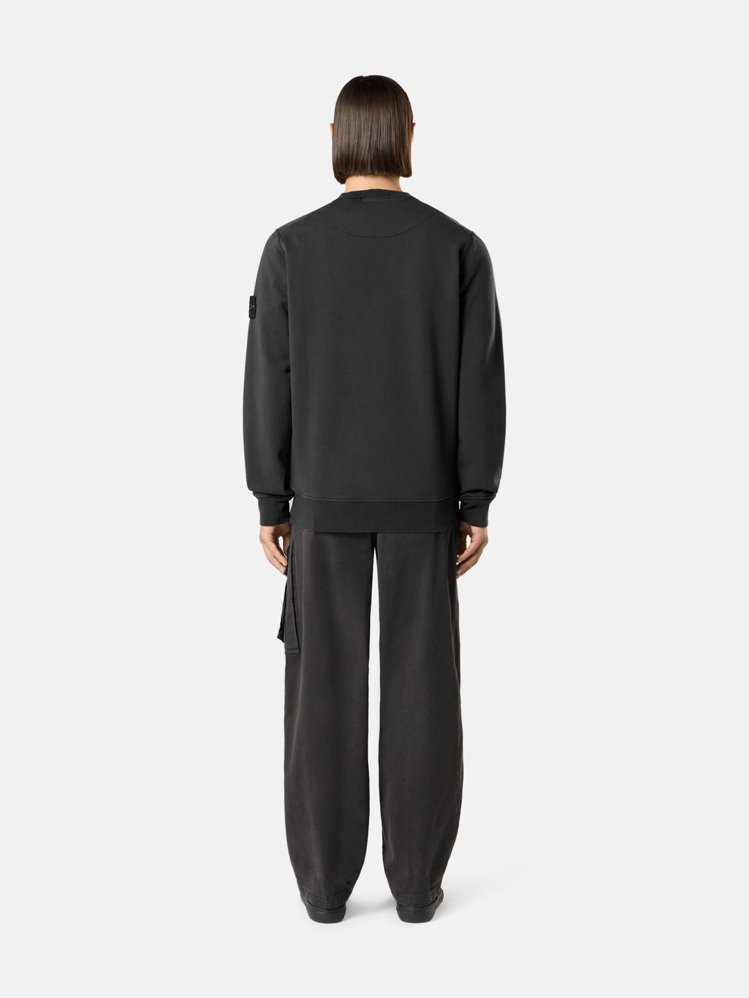 Stone Island 6100060 Fleece Lead Grey - Detail C