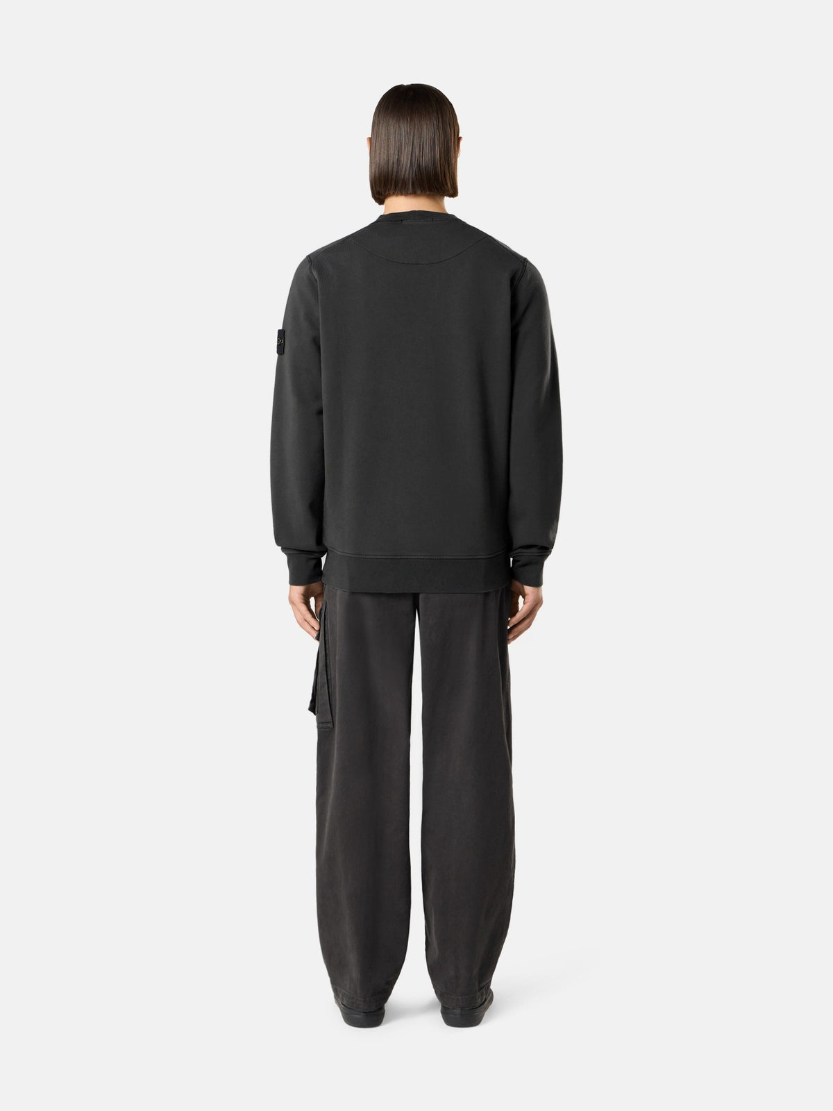 Stone Island 6100060 Fleece Lead Grey - Detail C