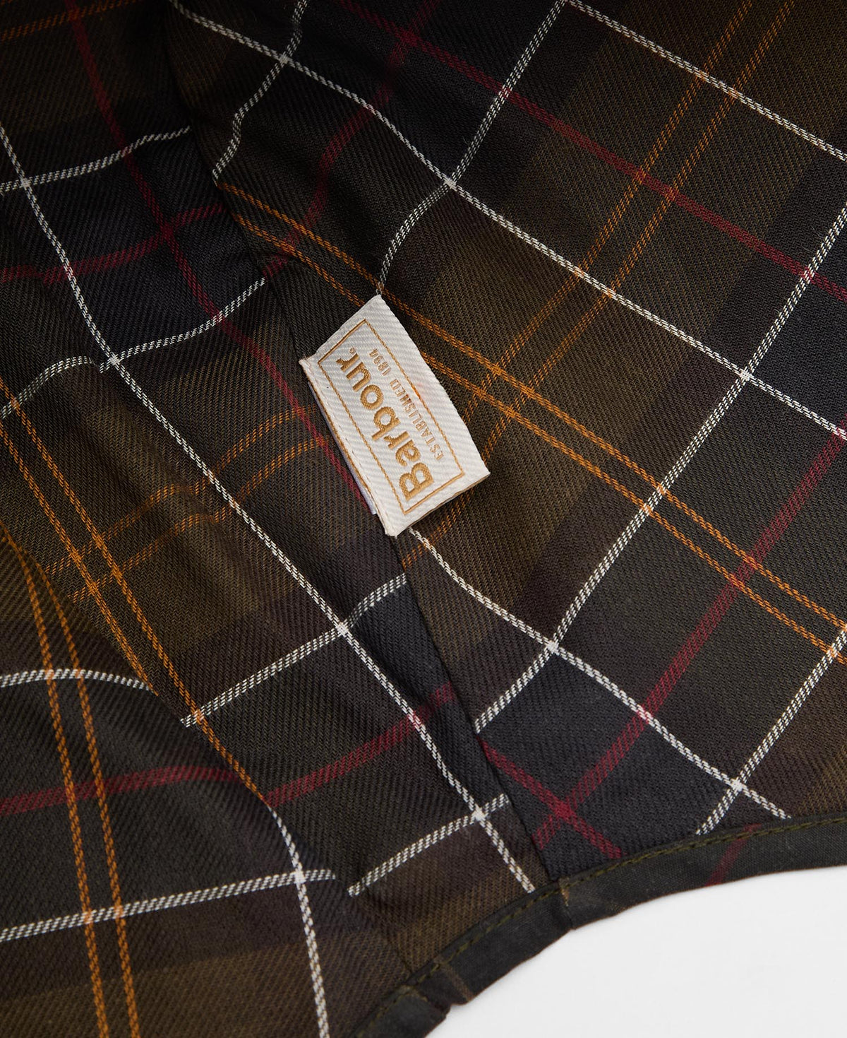 Barbour Arlene Headscarf Classic Tartan detalj