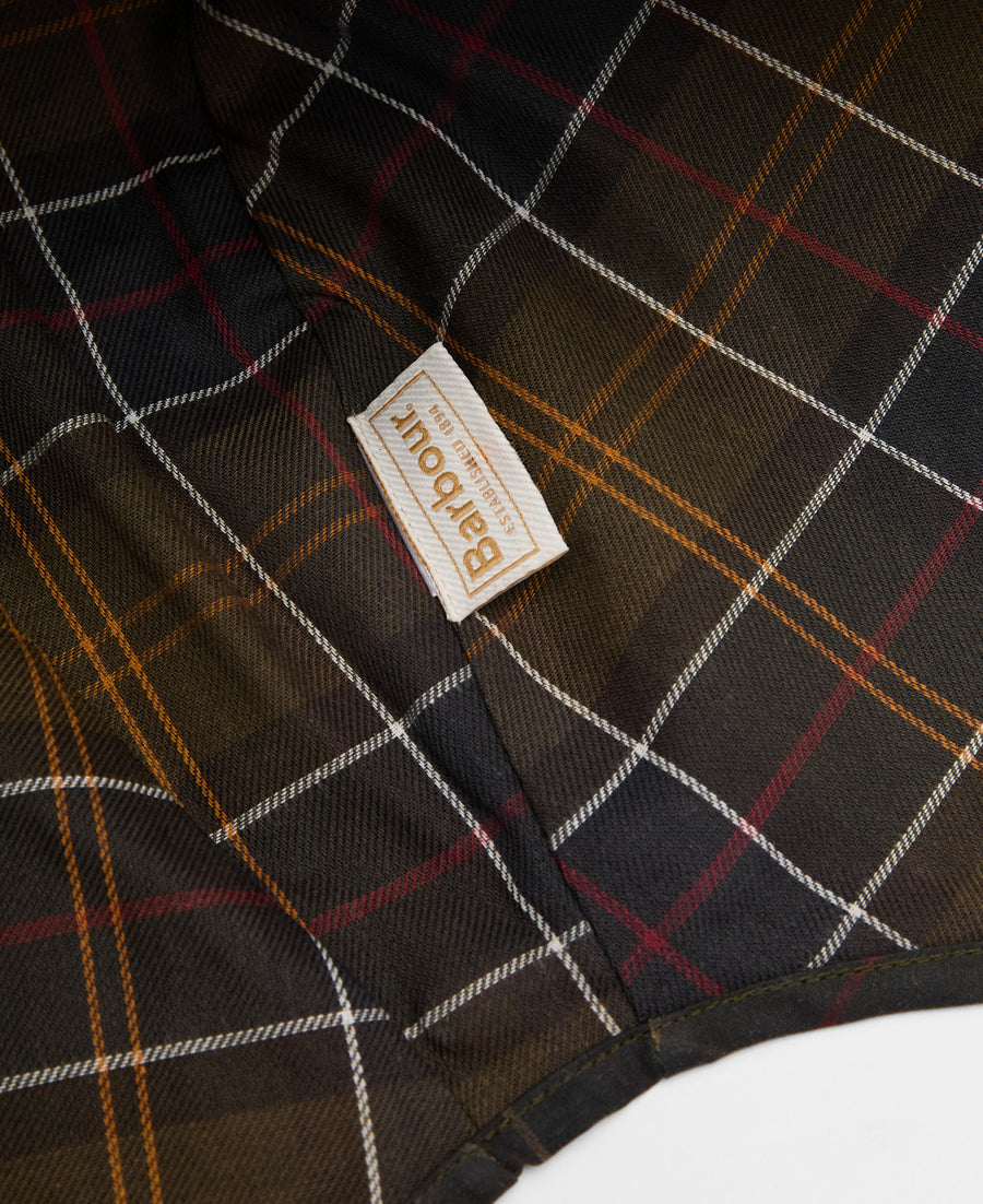 Barbour Arlene Headscarf Classic Tartan detalj
