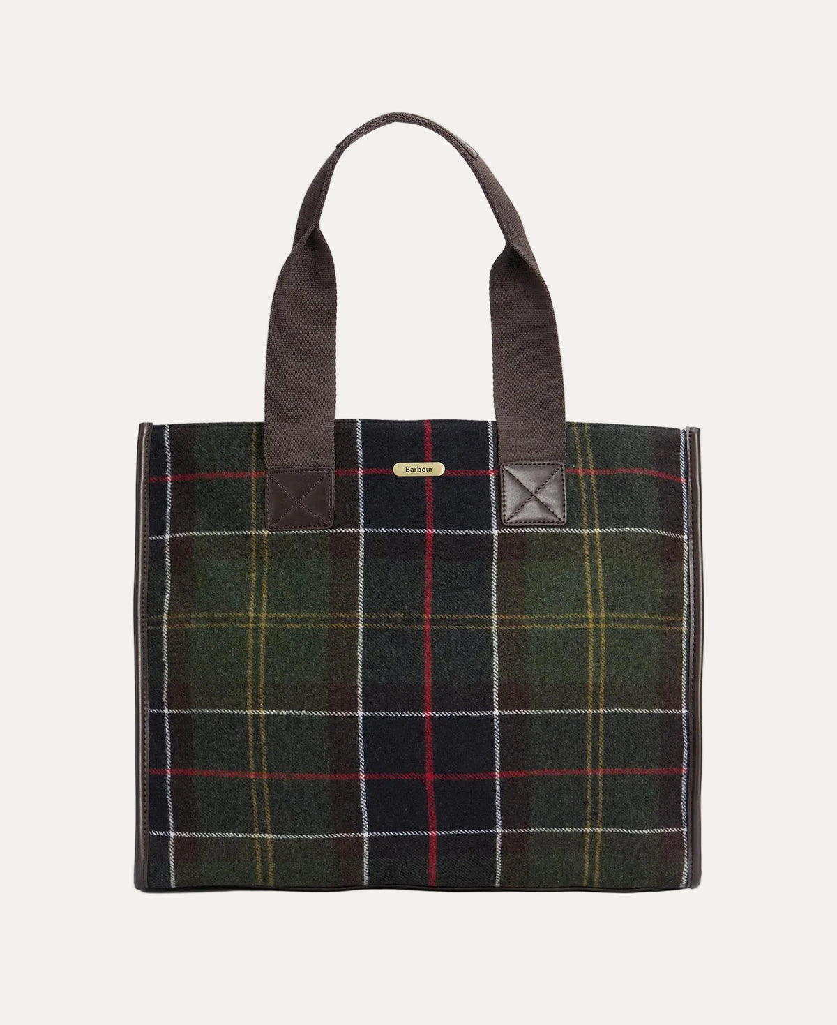 Turnberry tote bag i Classic Tartan, forfra