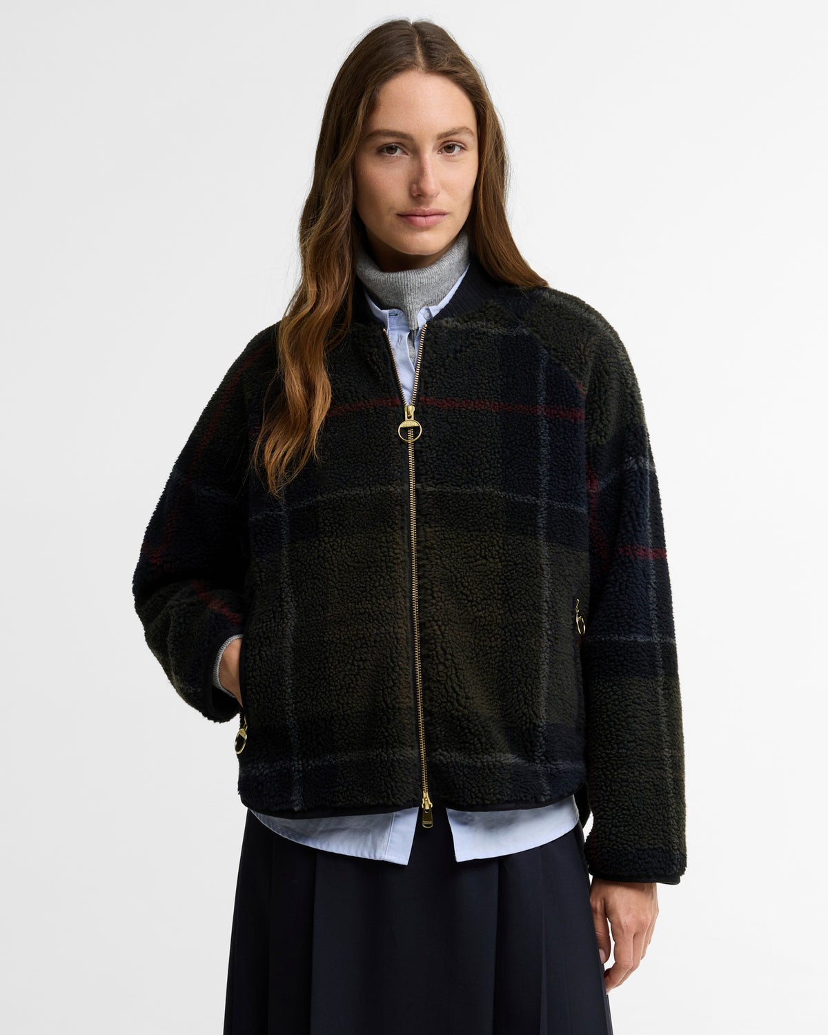 Kirklees Fleece Shadow Classic - modellbilde forfra