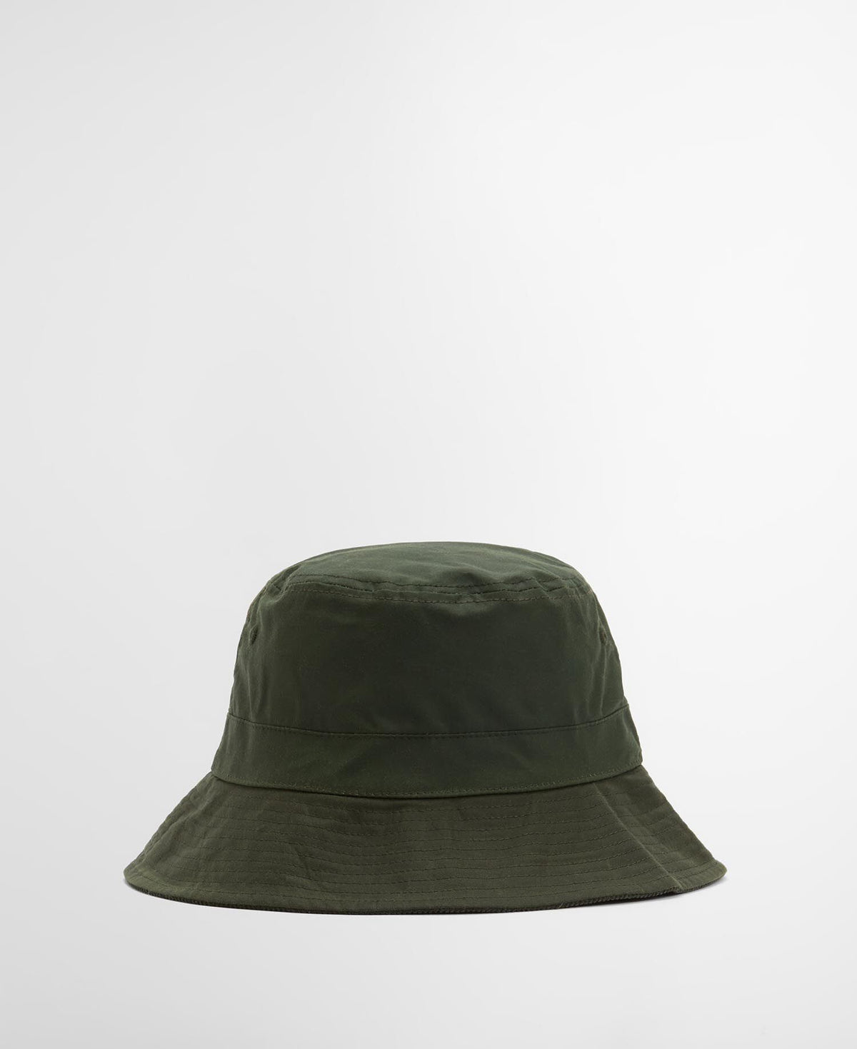 Barbour Brackley Wax Bucket Hat Olive - back