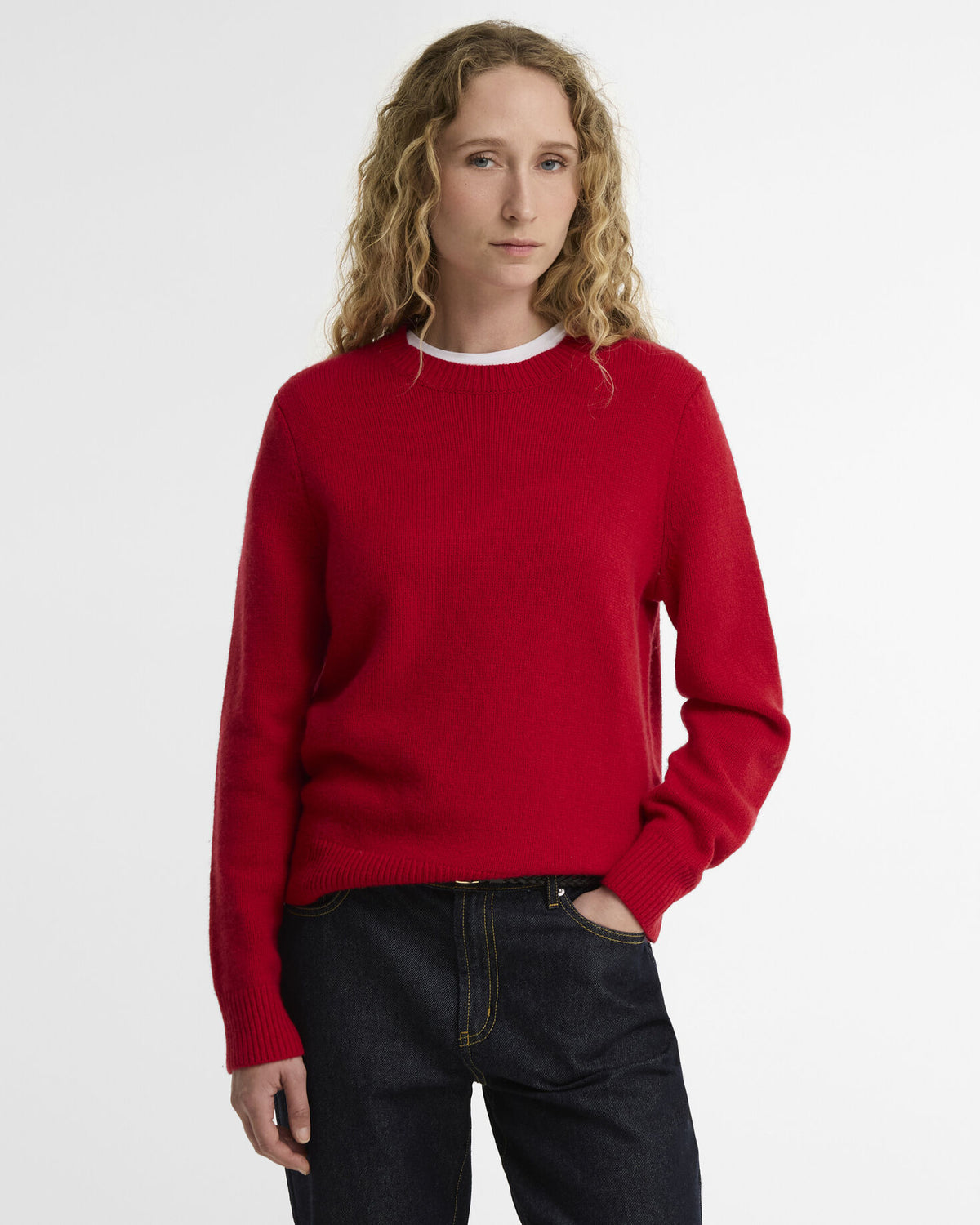Woodhouse Knitted Jumper Crimson