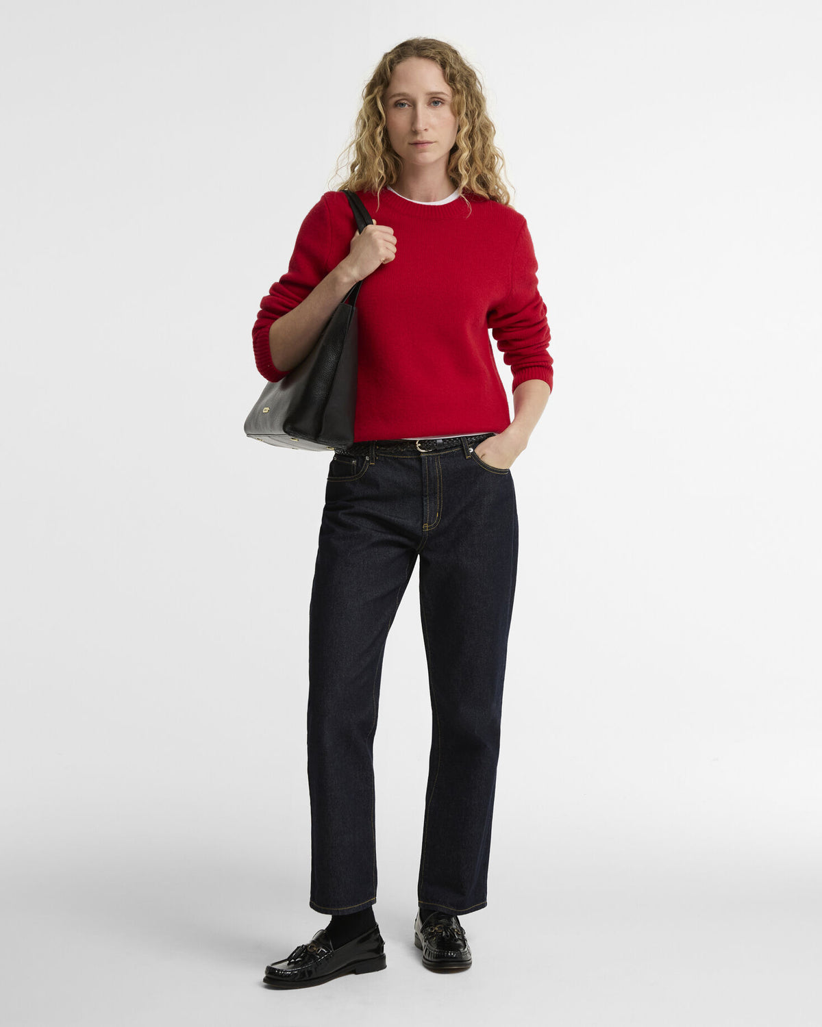Woodhouse Knitted Jumper Crimson