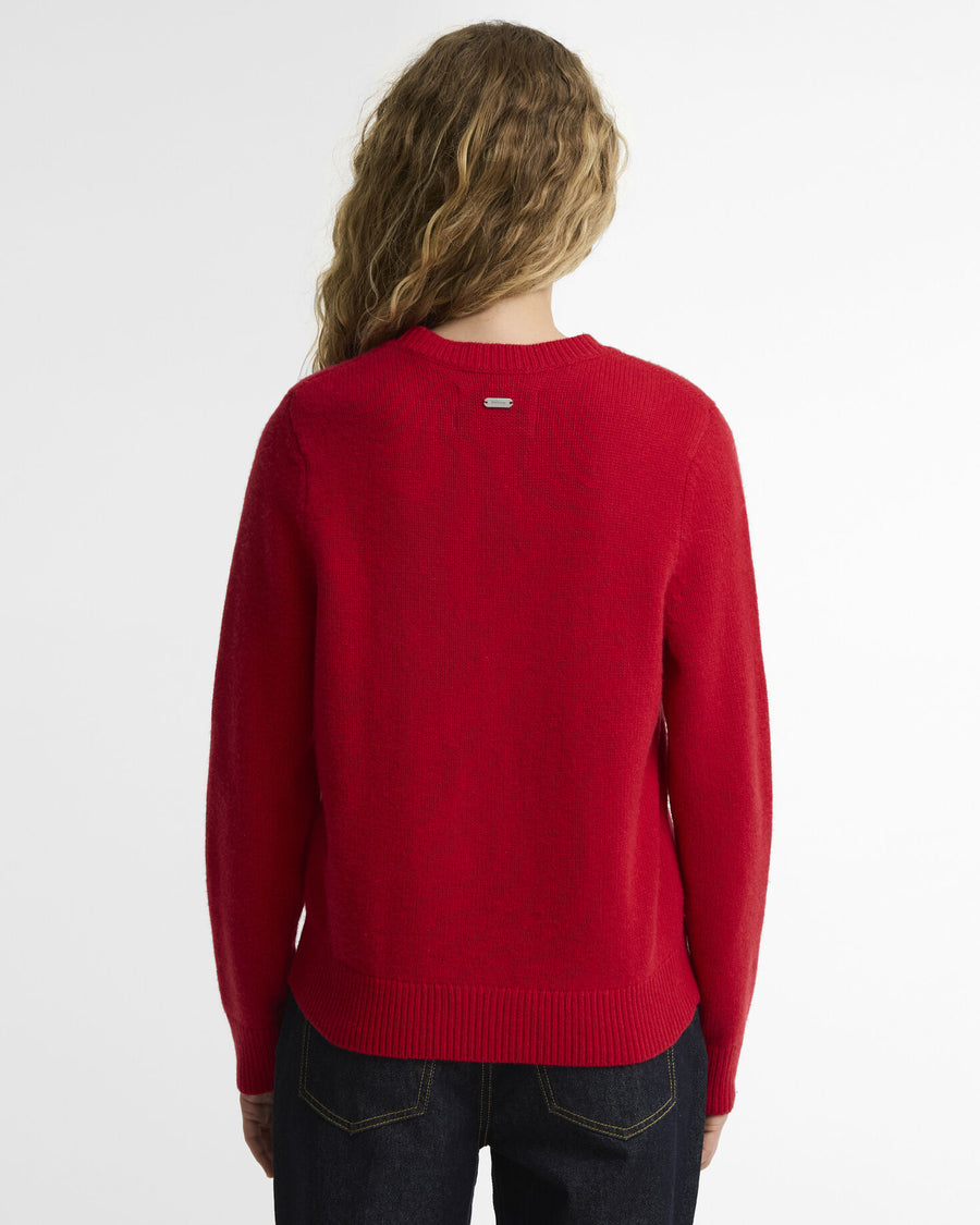 Woodhouse Knitted Jumper Crimson - bak