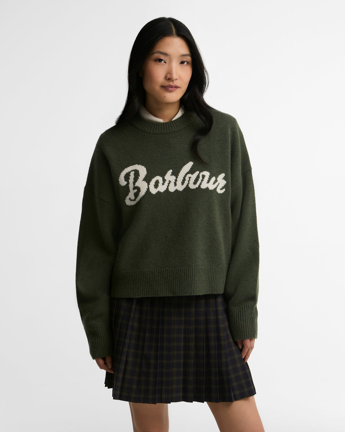 Ivybridge Knitted Jumper - Olive