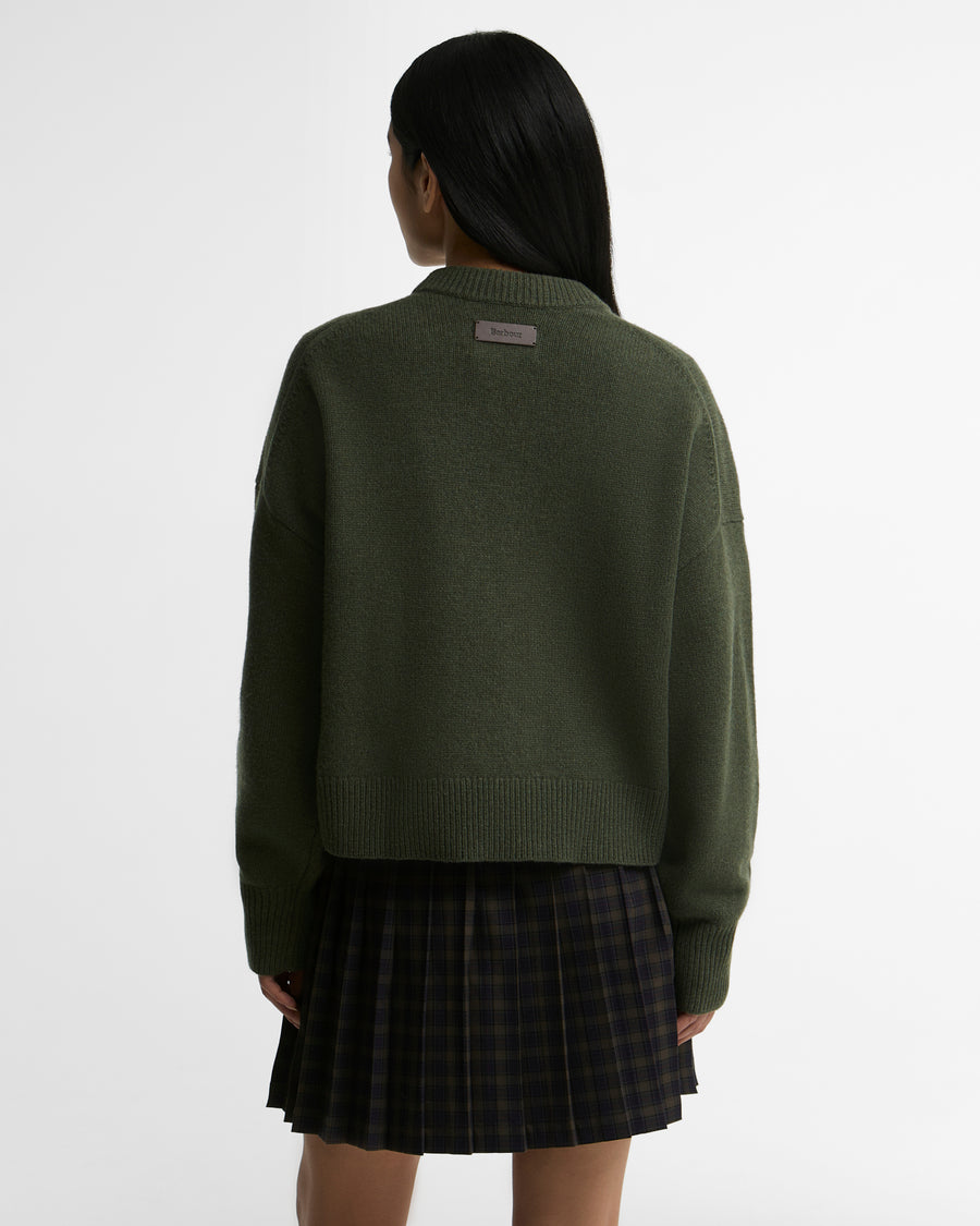 Ivybridge Knitted Jumper - Olive