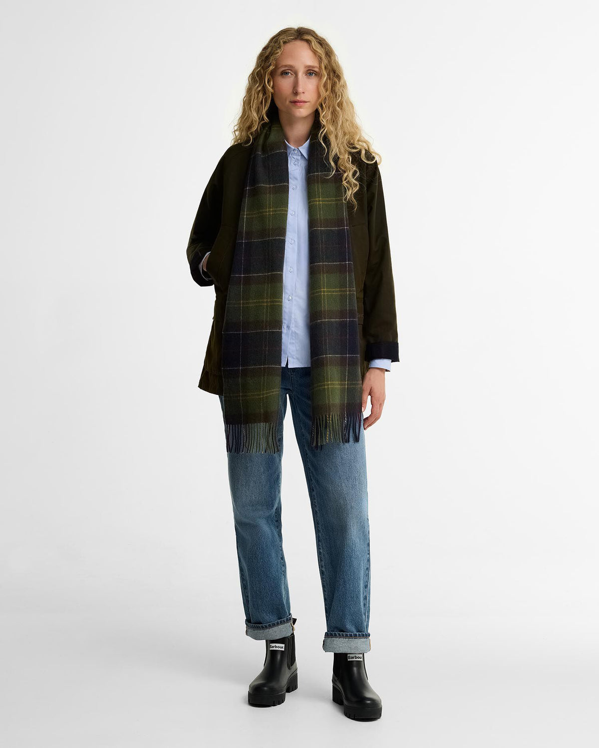 Barbour Halton Welly Black - styled