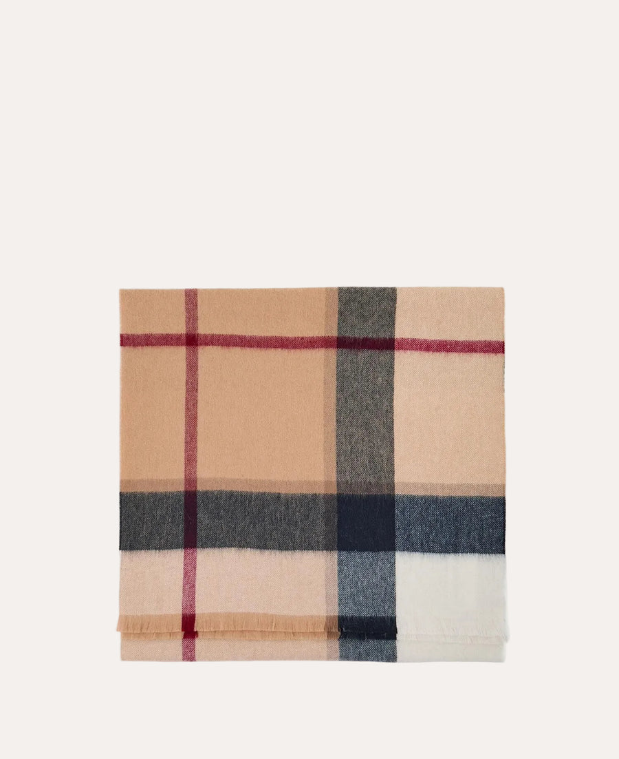 Barbour Rosefield Scarf Hessian Tartan - modellbilde