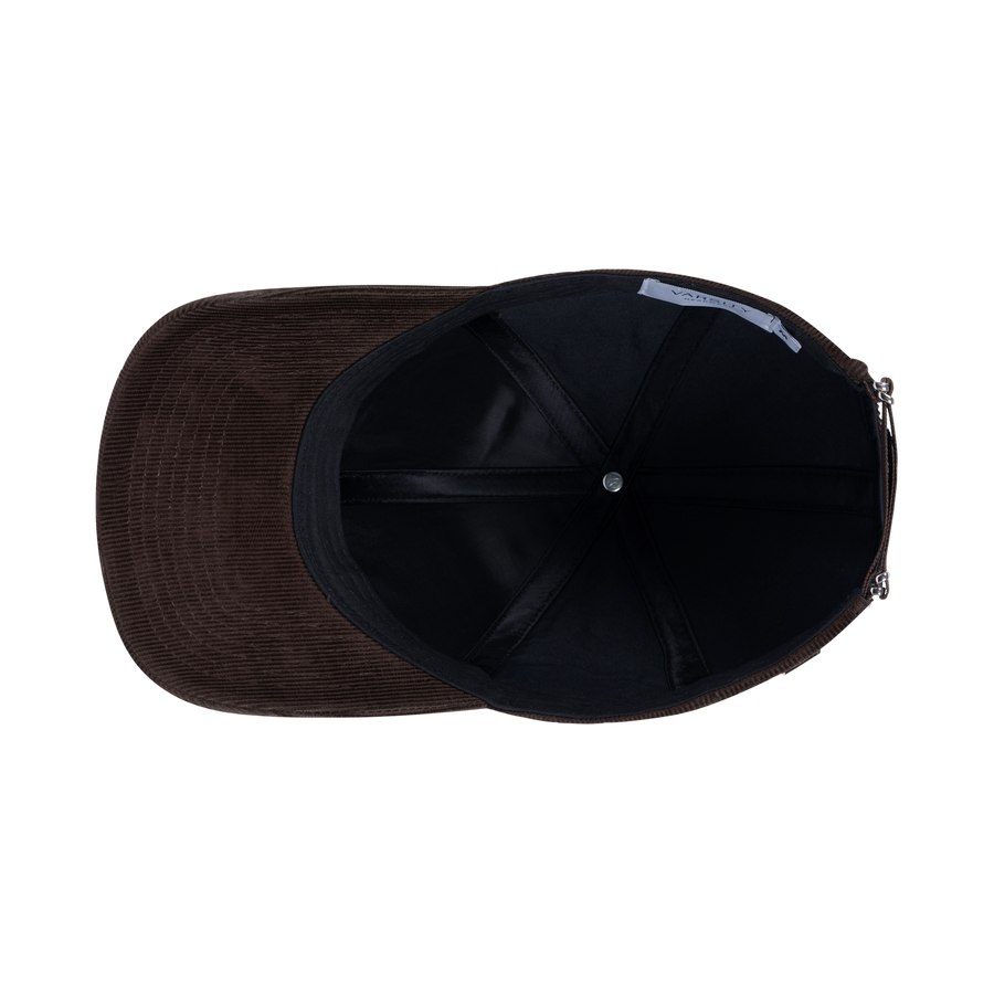 Legacy Structured Corduroy Mid Profile 6-panel Mocha Brown