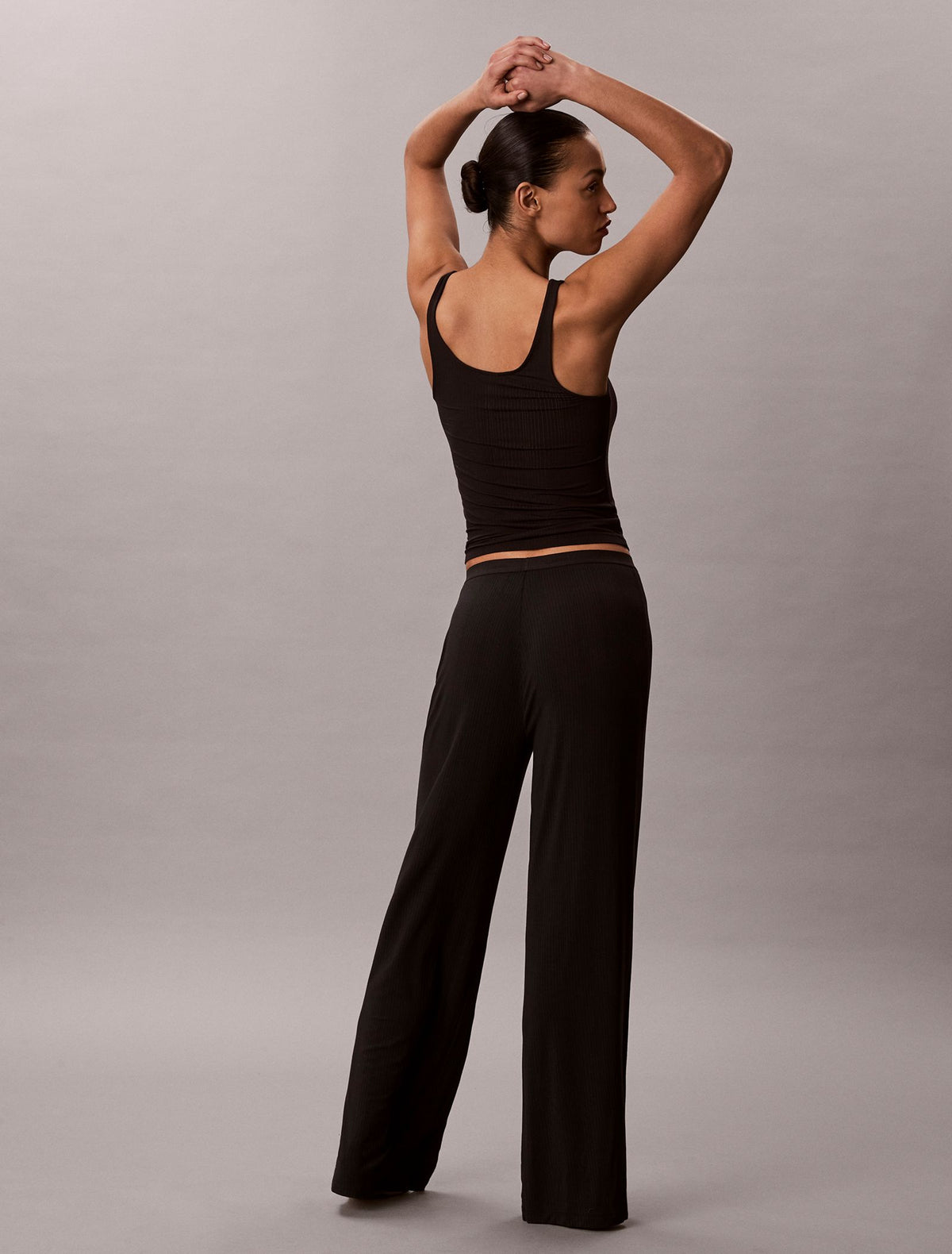 Drop Needle Wideleg Pant - Black – Calvin Klein