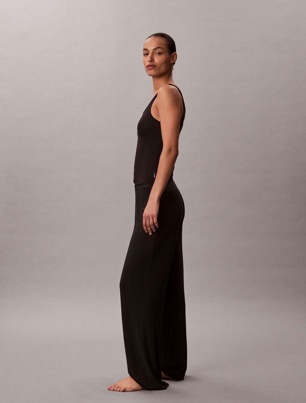 Drop Needle Wideleg Pant - Black – Calvin Klein