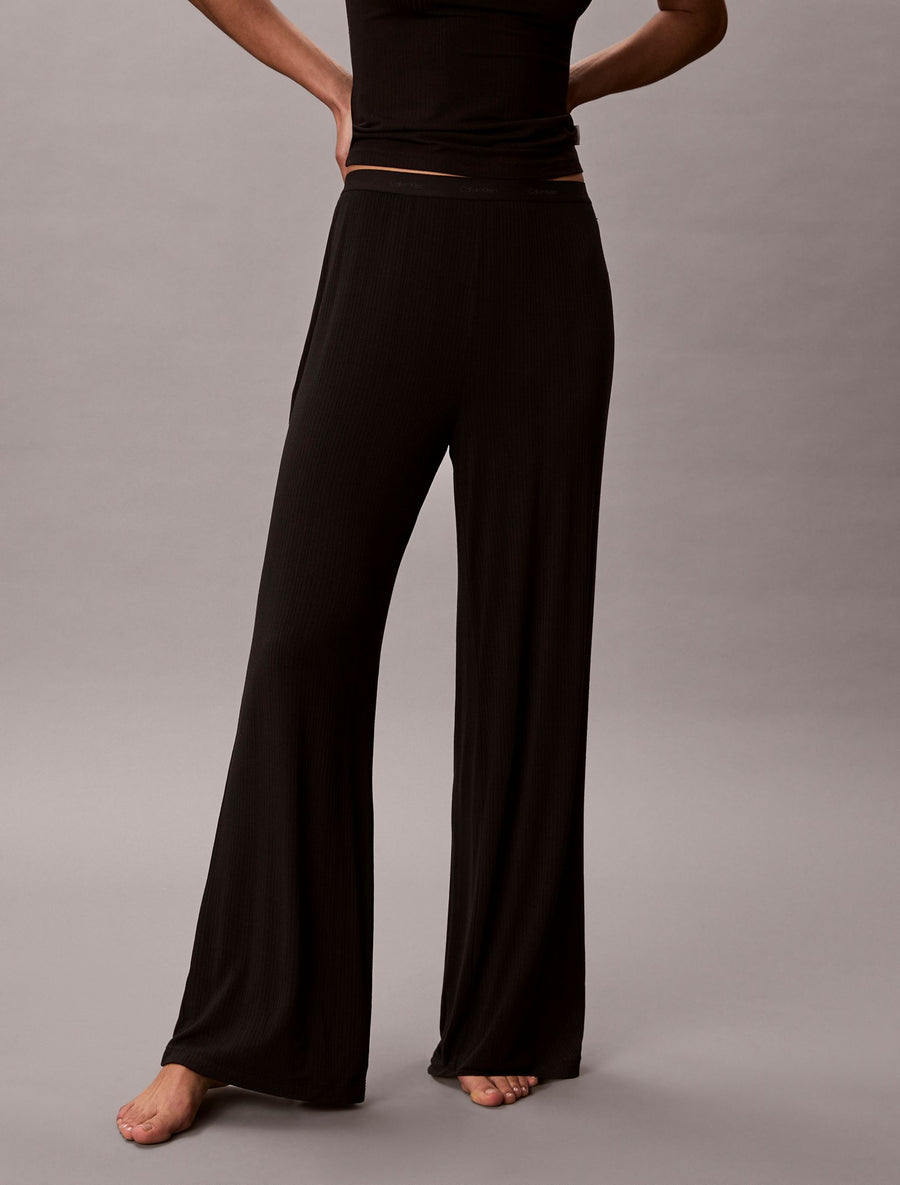 Drop Needle Wideleg Pant - Black – Calvin Klein