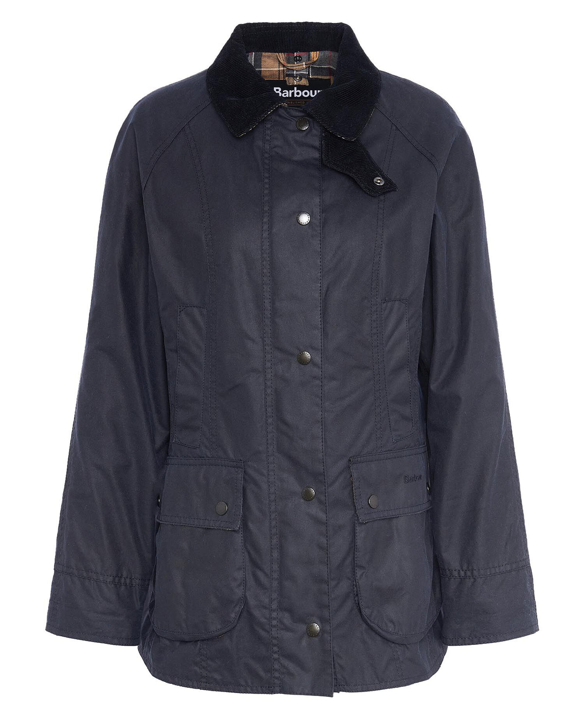 Beadnell Wax Jacket Navy - packshot