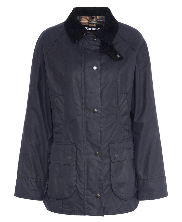Beadnell Wax Jacket Navy - packshot