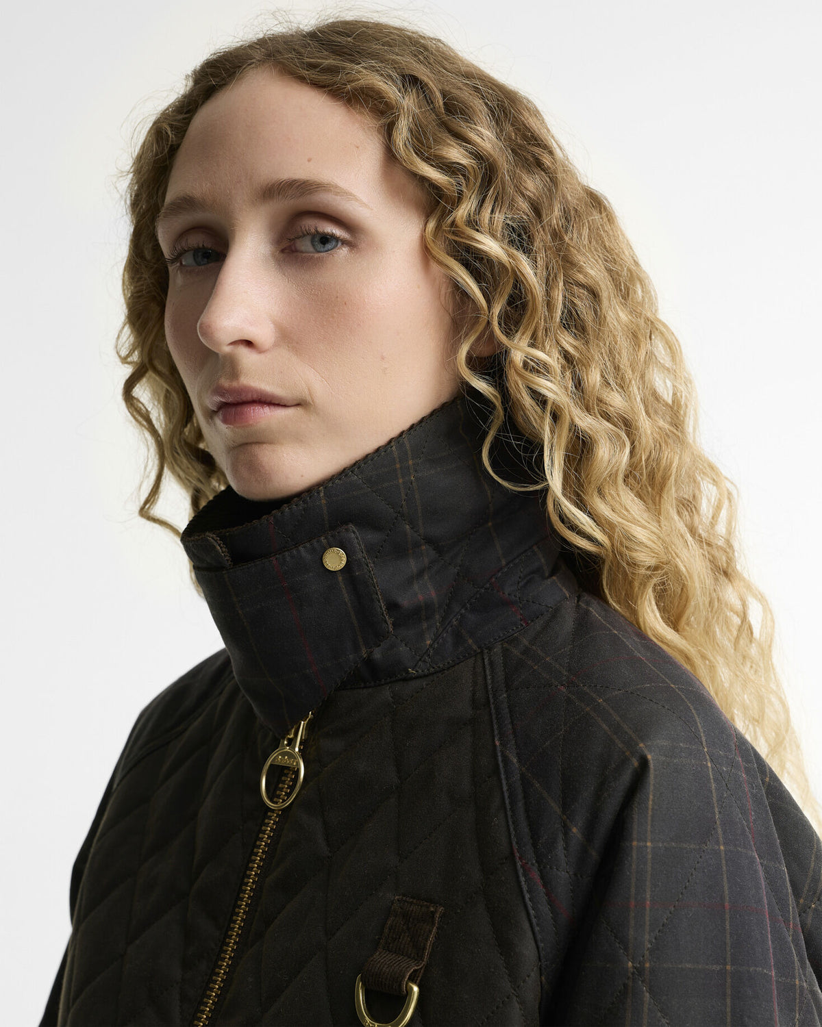 TR Quilt Spey Olive - detaljbilde