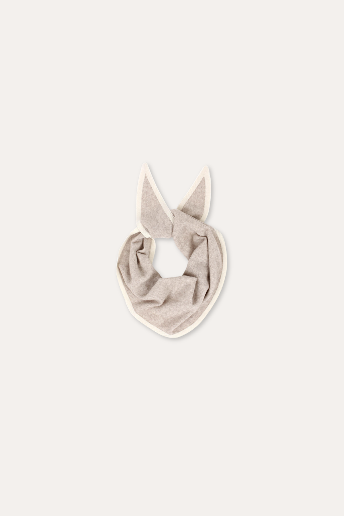 Lara Duo Wool Cashmere Triangle - Sand