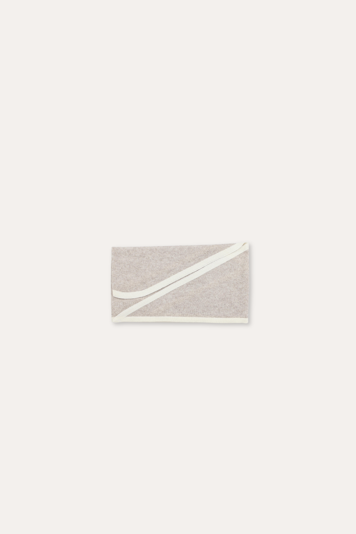 Lara Duo Wool Cashmere Triangle - Sand