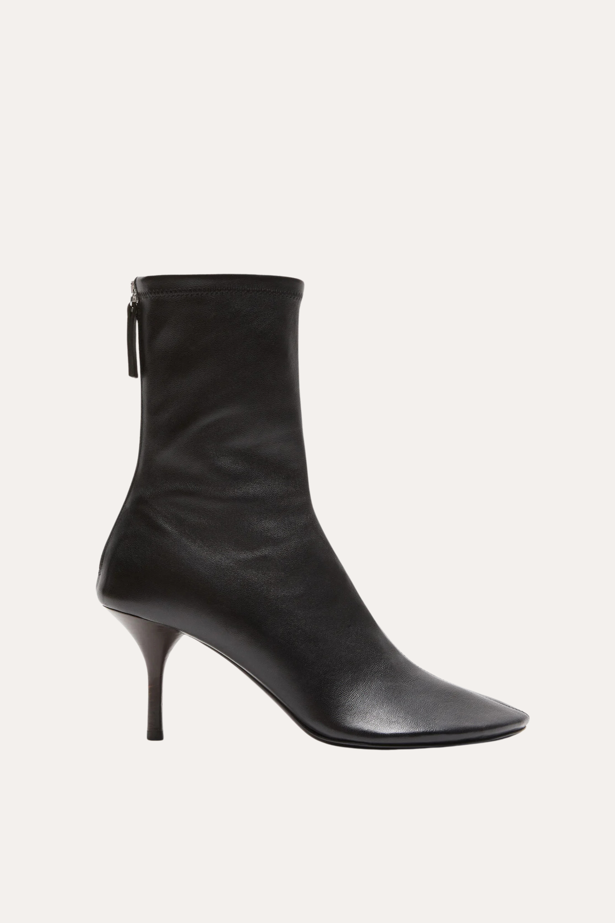 Leather Ankle Boot Black