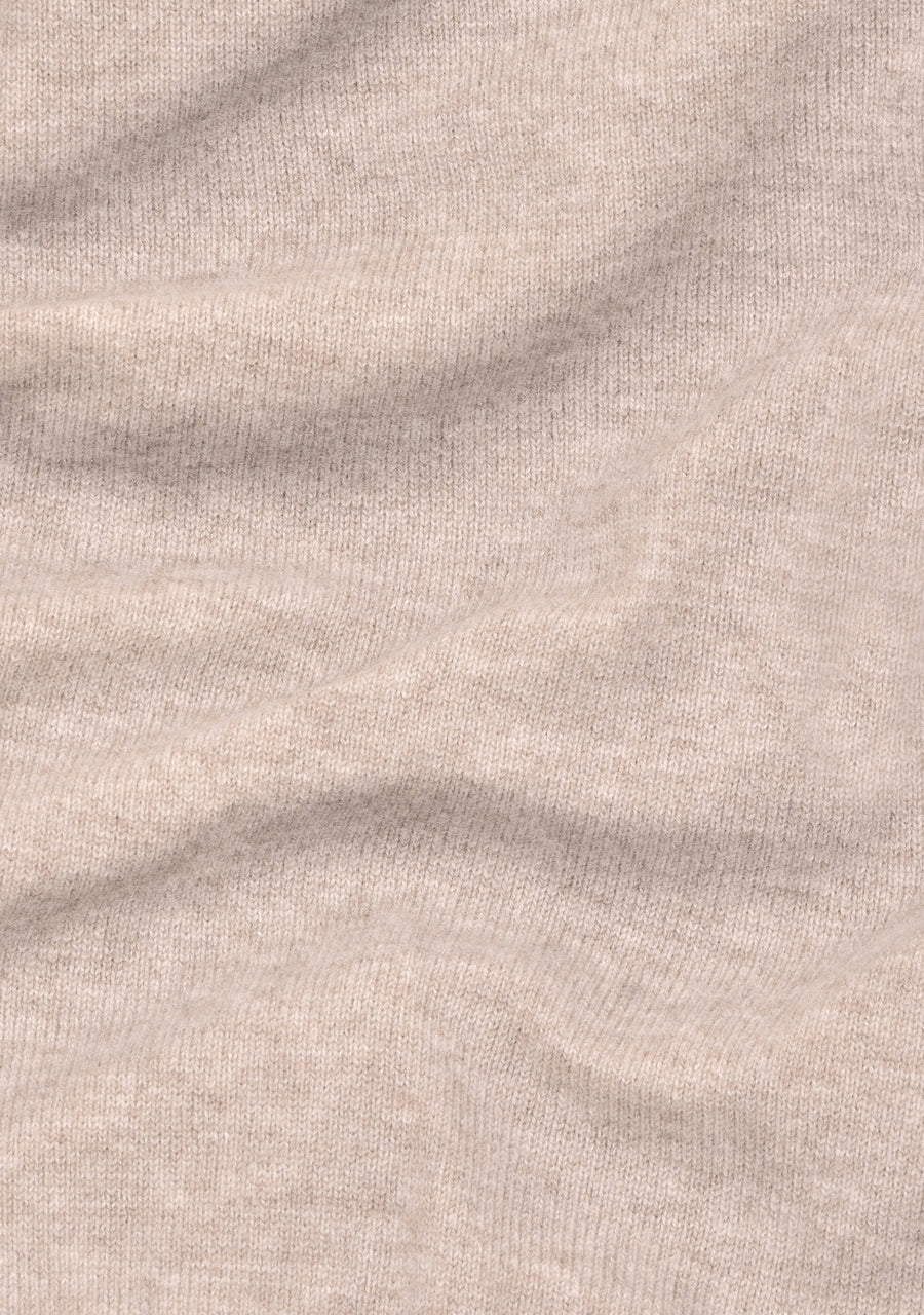 Leo Full Button Cardigan Taupe detalj
