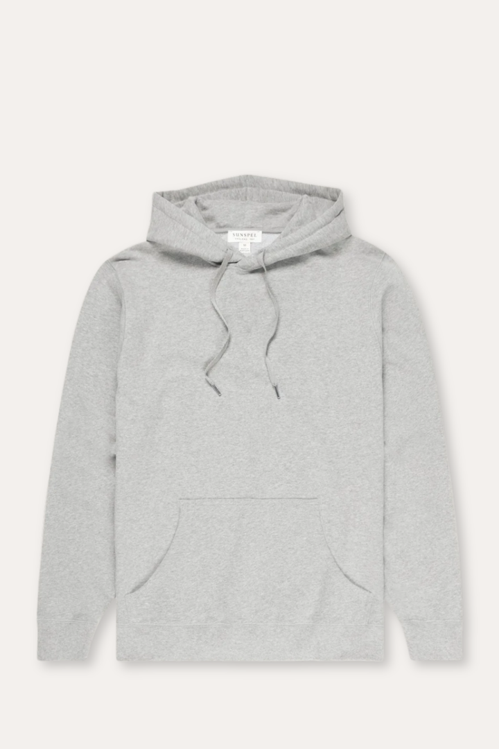 Loopback Hoodie Grey Melange