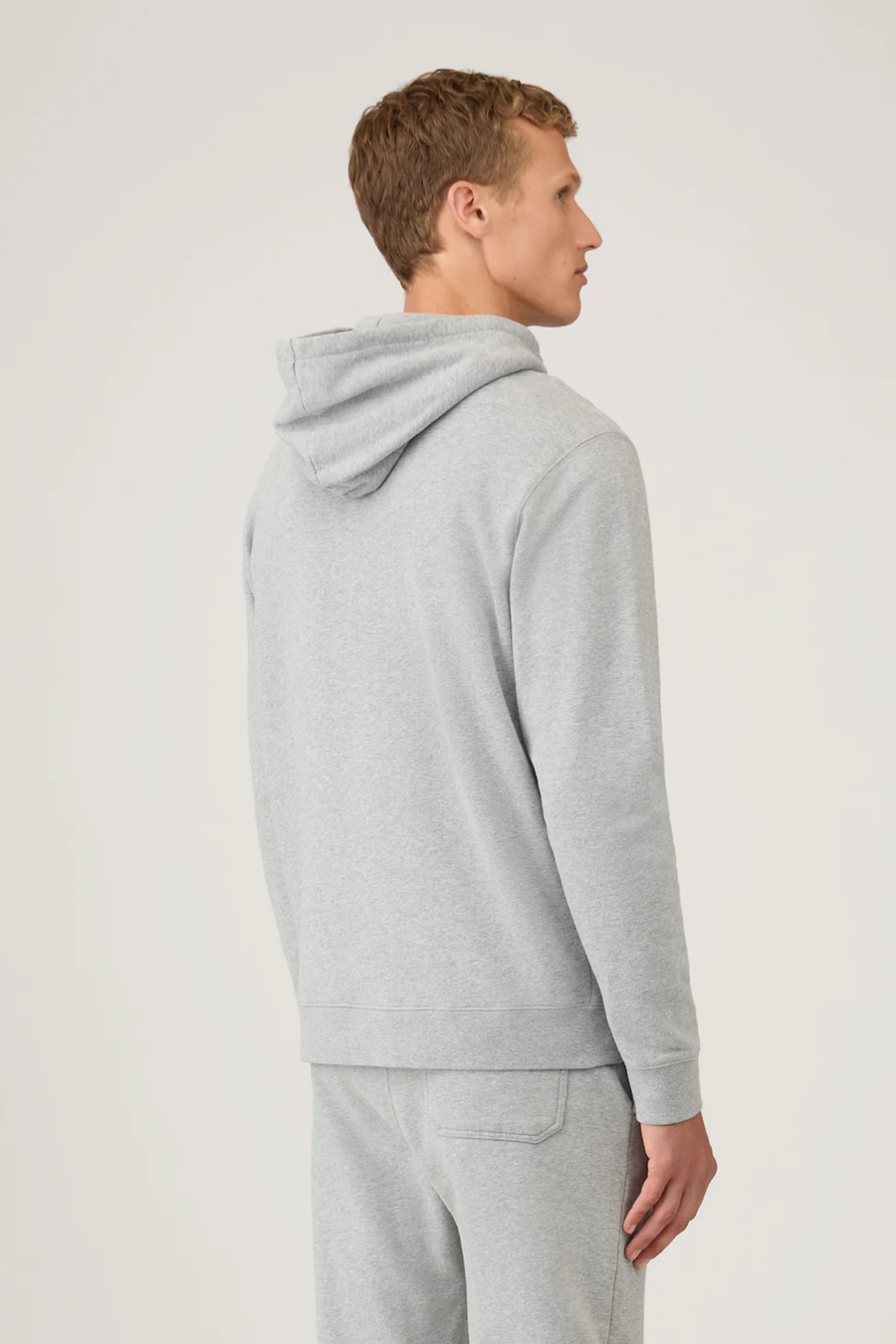 Loopback Hoodie Grey Melange