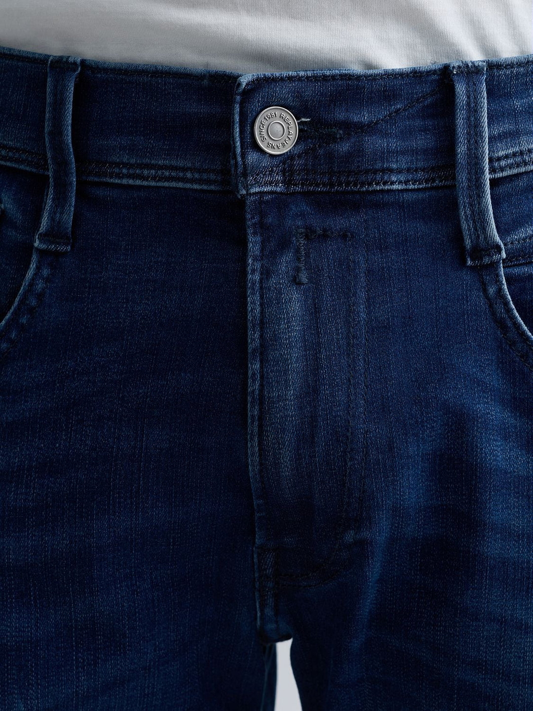 Anbass Slim Fit Hyperflex Clouds Jeans Dark Blue