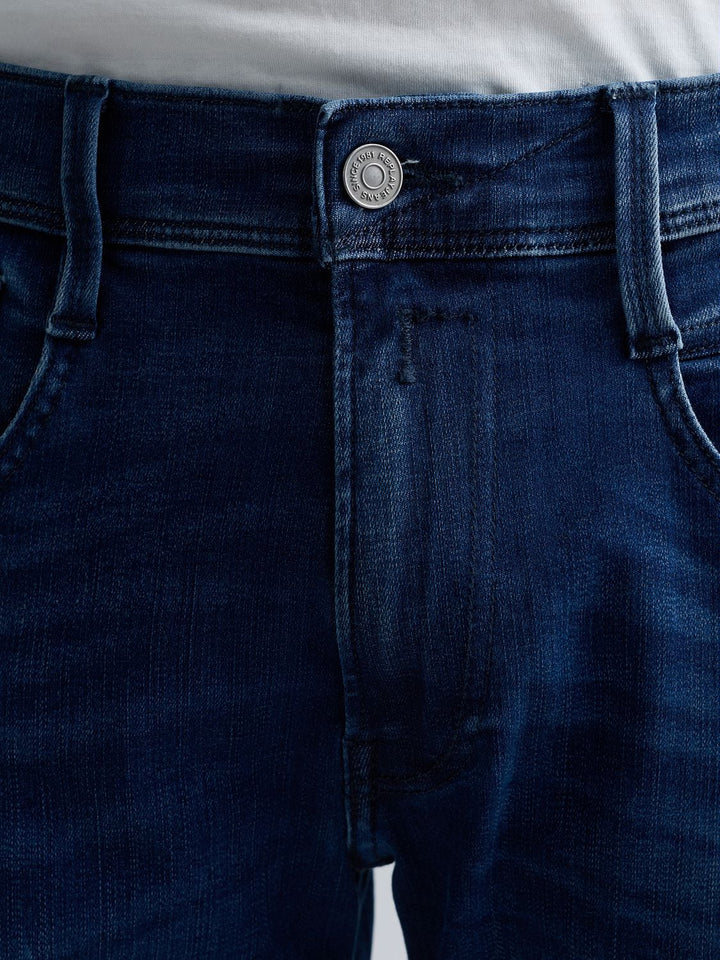 Anbass Slim Fit Hyperflex Clouds Jeans Dark Blue