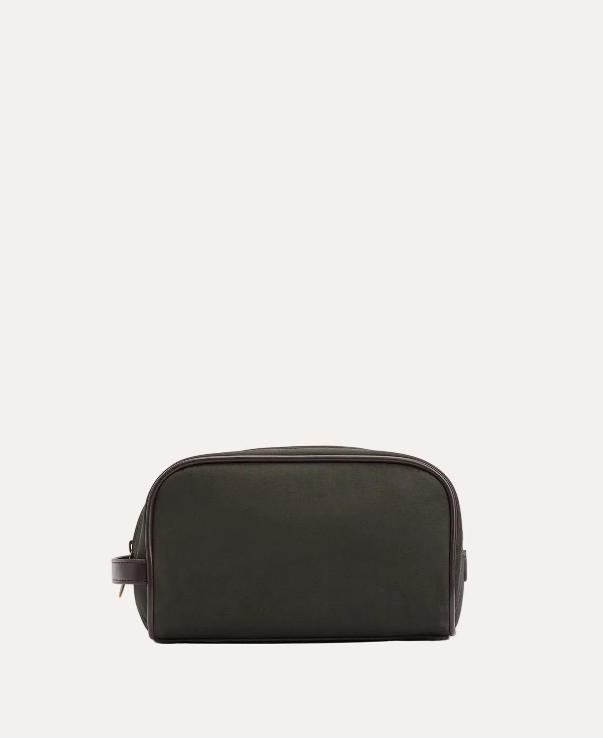 Wax Washbag Olive/Beacon - bak
