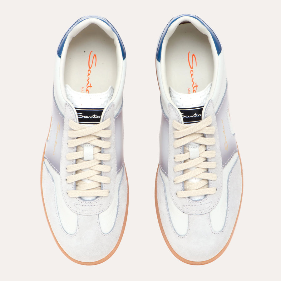 DBS Olympic Leather Sneaker White/Grey/Blue