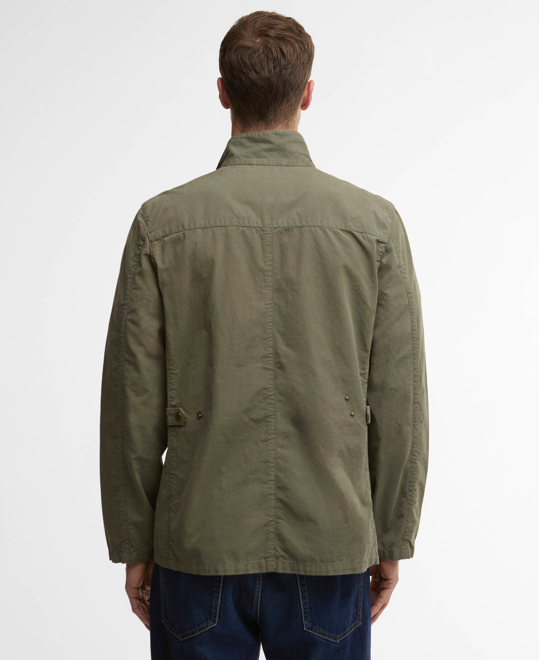Ogston Casual Jacket Dusty Olive - Modell back