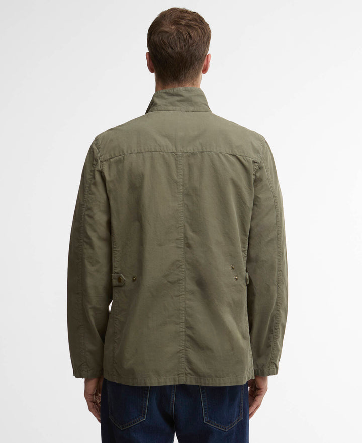 Ogston Casual Jacket Dusty Olive - Modell back