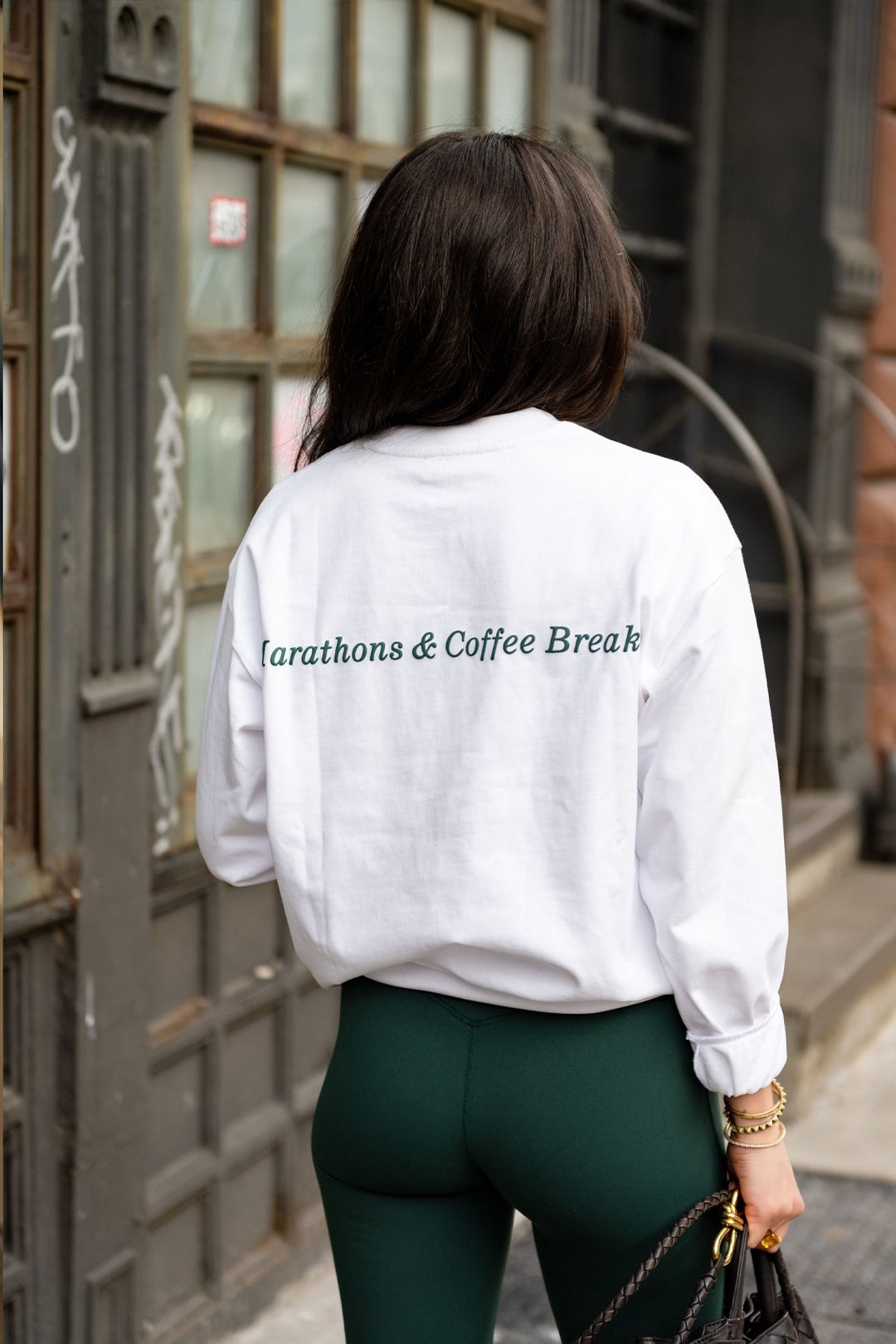 Signature Longsleeve White/Green