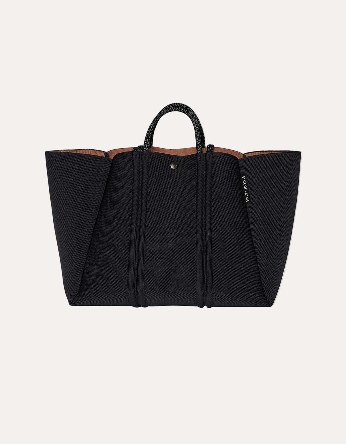 Meridian Large Tote- Black/Hazelnut