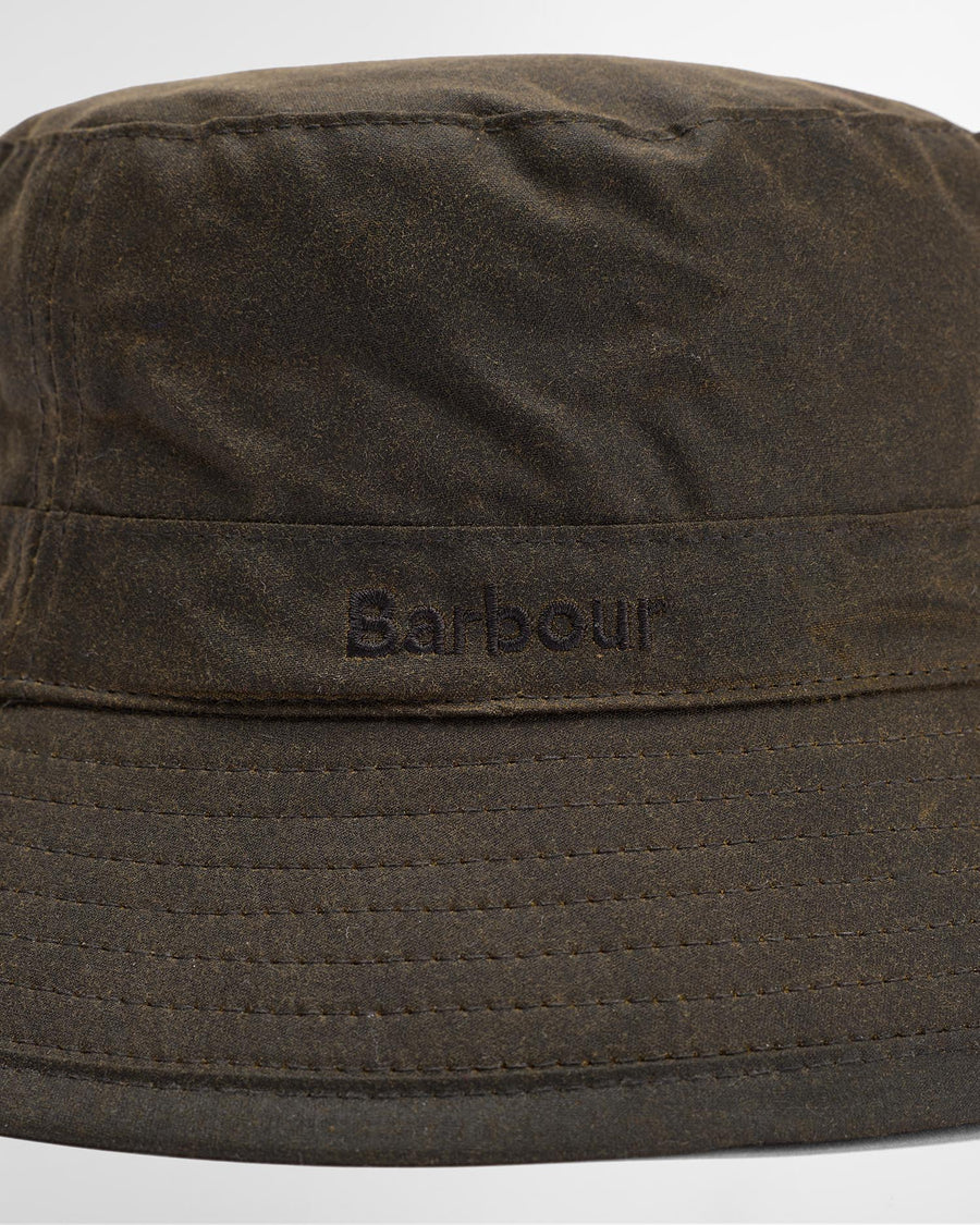 Wax Bucket Hat Olive