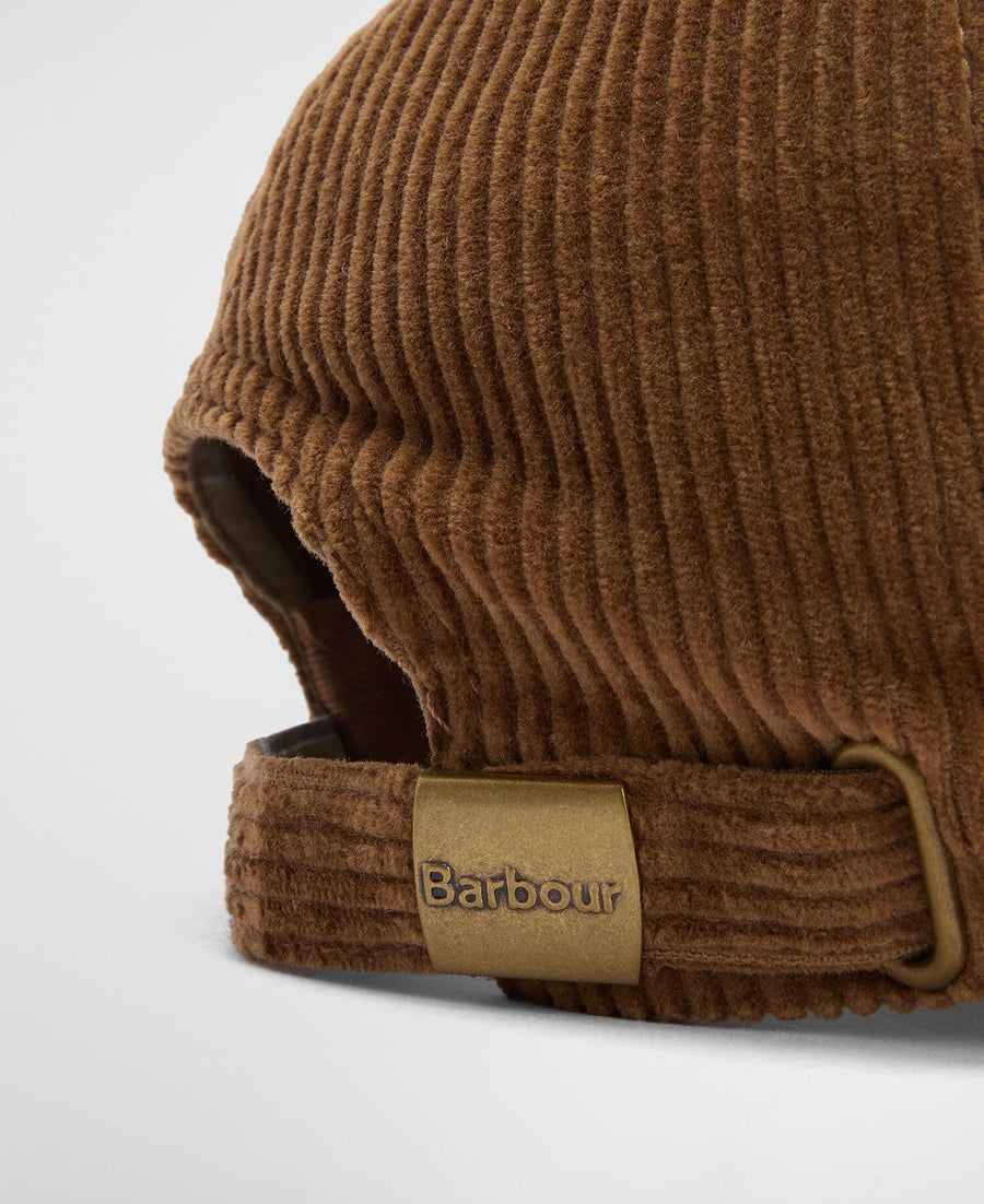 Preston Cord Cap Beige nærbilde