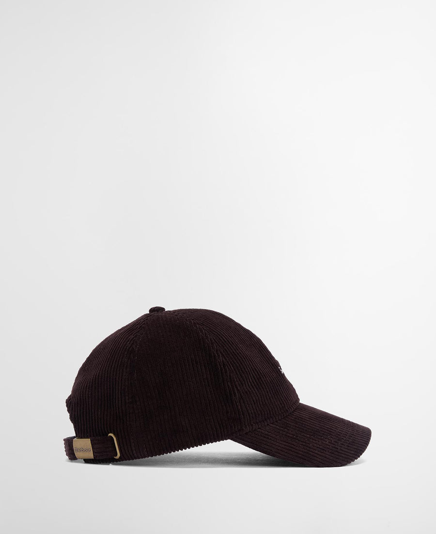 Barbour Preston Cap Brown - detail