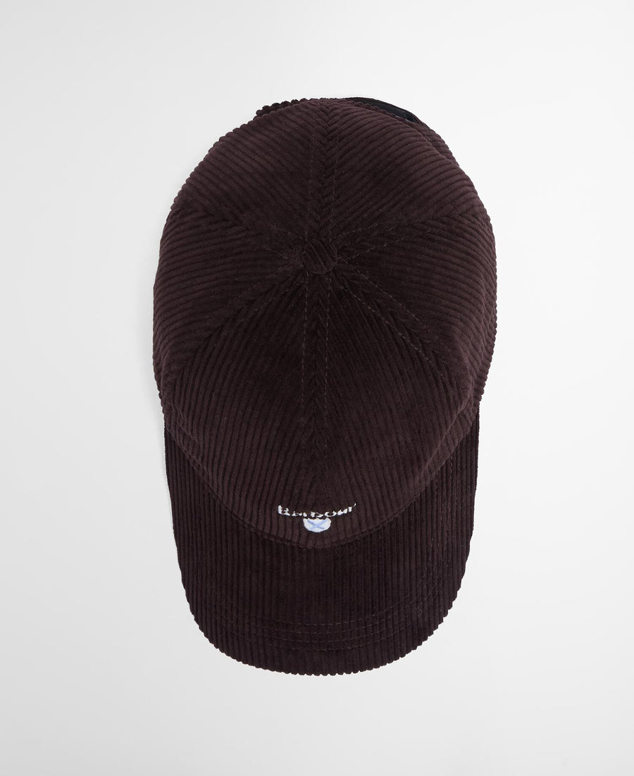 Barbour Preston Cap Brown - detail