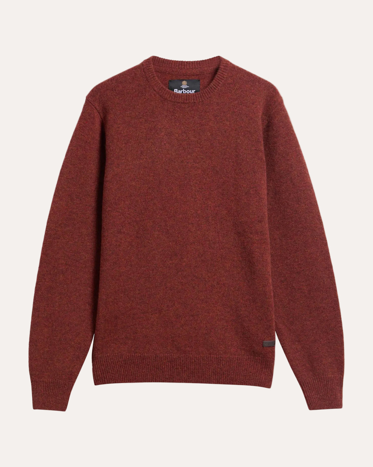 Essential Patch Crew Neck Sweater Russet - packshot