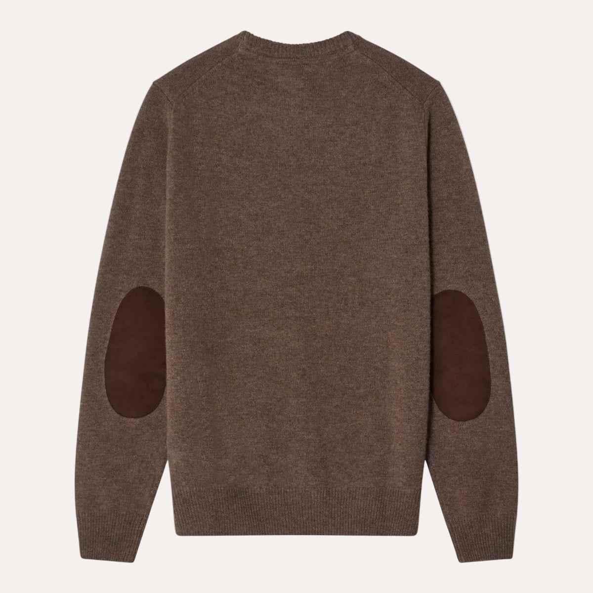 Essential Patch Crew Neck Sweater Dark Stone